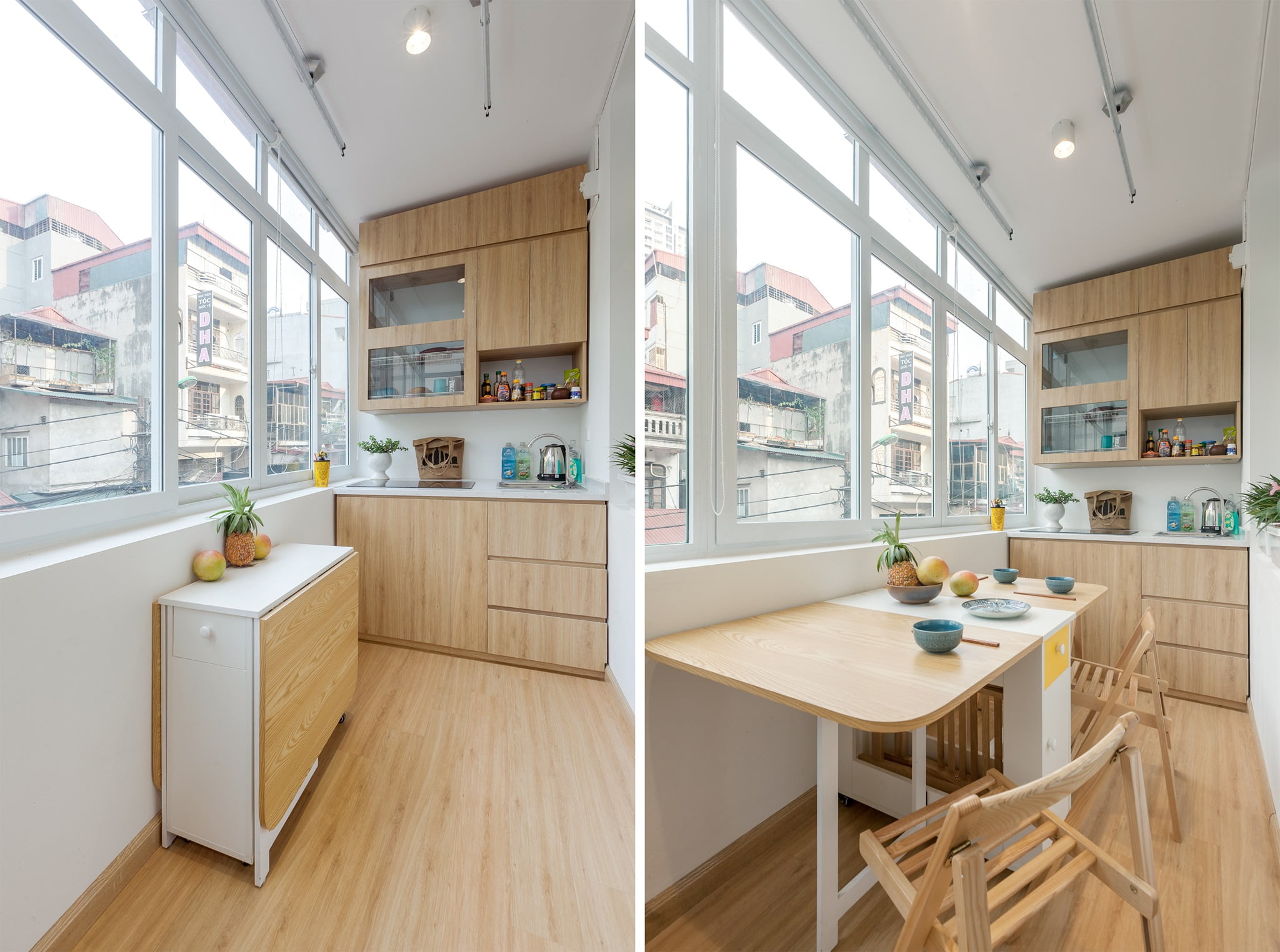 Read more about the article Đã bao giờ bạn nghĩ ban công nhà bạn sẽ trở thành một gian bếp nhỏ xinh xắn chưa ?