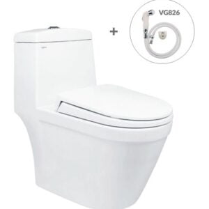 Bàn cầu một khối V35 + Vòi xịt VG826