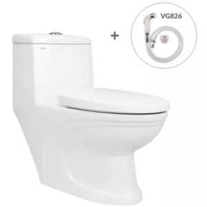 Bàn cầu một khối V39 + Vòi xịt VG826