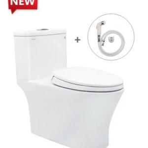 Bàn cầu một khối V63 + Vòi Xịt